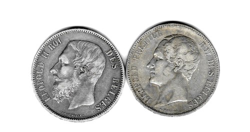 Lot monnaies argent 5 - de, 2
