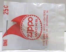 Mèche zippo années 70 25 cents ancienne inutilisée rare originale