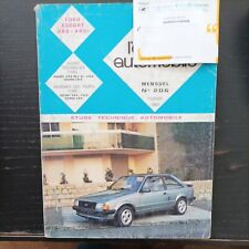 Revue technique FORD ESCORT XR3 XR3i 1.6 1.6 i