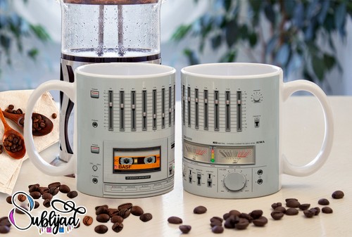 Tasse mug design radio - mug, vintage