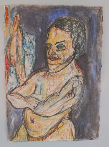 Pastels secs le vieux - pastels, "