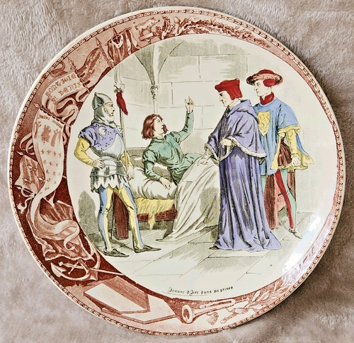 Assiette jeanne d arc - jeanne, d'arc