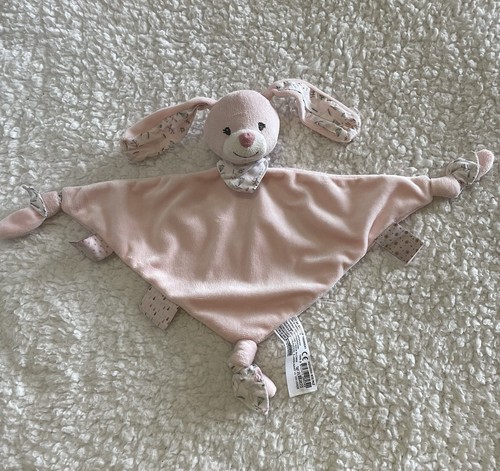 Doudou plat triangle lapin