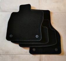 Set 4 Tapis De Sol Sur Mesure Pour VW Golf 7 VII Velours NOIR NEUF