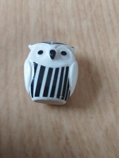 Fève Chouette Noire Et Blanche   F1