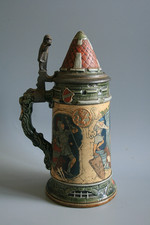 ANTIQUE METTLACH THE THIRSTY