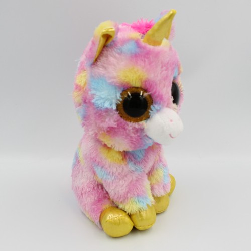 Peluche licorne rose - , jaune