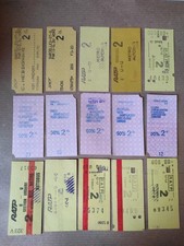 LOT n° 3 - 15 ANCIENS TICKETS