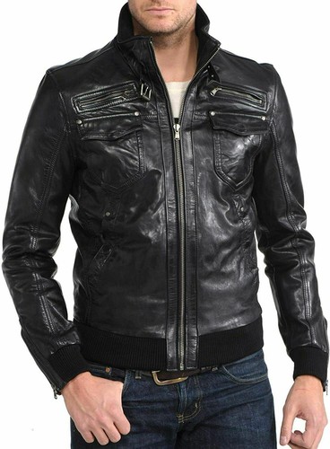 Blouson motard bomber homme - motard,