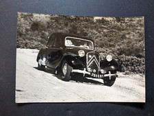 Photo traction avant Citroën rallye automobile 1951 (15x10.5)