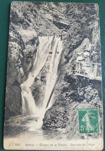Cpa carte postale gorges la - cpa,