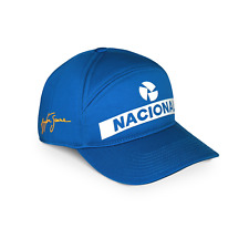 Casquette Officielle Nationale Ayrton Senna Style Baseball Ajustable Bleue