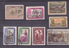 RUSSIE U.R.S.S lot de 8