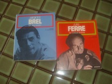 Leo FERRE. Jacques BREL. poesie et chansons