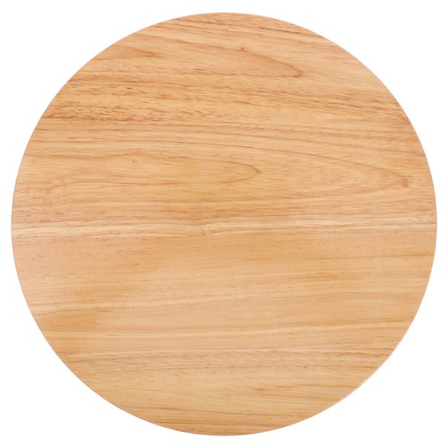 Sturdy round wooden seat - round,