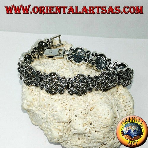 Bracelet argent 925 - en, avec
