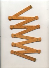 ANCIEN METRE PLIANT DOUBLE