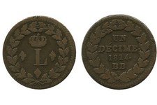 1 Décime Louis XVIII -