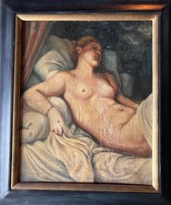 Tableau Ancien Huile Sur