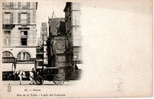 Carte postal N°47, Rouen, rue de la Tuile, Logis des Caradas.