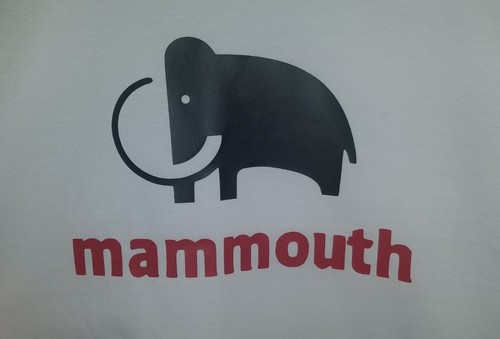 Patch flocage mammouth - mammouth, magasin