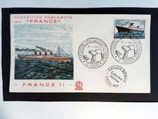 1962  paquebot France Enveloppe 1er JOUR FDC 62