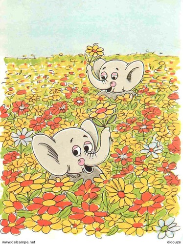 Carte postale animaux - postale,