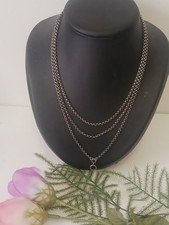 Sautoir Argent XIXe. Silver