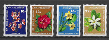 Polynésie Française fleurs série 4 timbres neufs MNH /TE5709