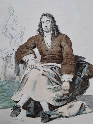 Pierre puget portrait gravure - puget,