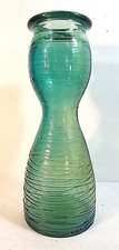 GREEN GLASS CURVED SHAPE