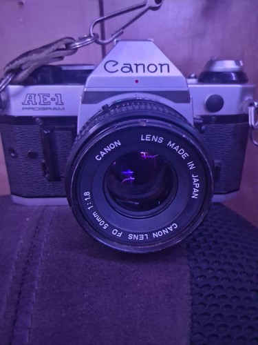 Canon ae1 program film - film, camera