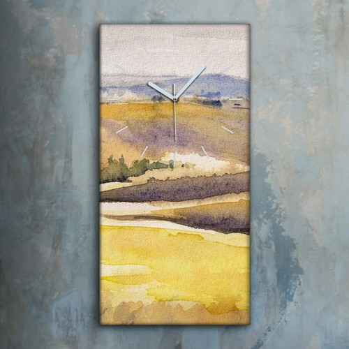 Horloge décorative sur - , toile