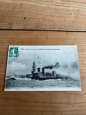 CPA bateau N140 marine française jvalmy garde côte cuirassé