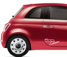 2 STICKERS FIAT 500 EVO