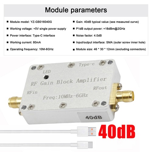 Amplificateur 10m 6ghz - amplificateur, rf