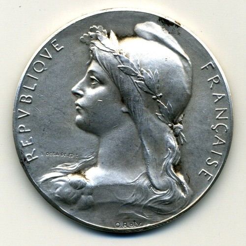 Rare médaille argent - (4022),