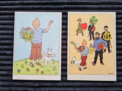 Tintin magnifique cartes - magnifique,