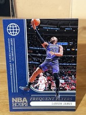 2024-25 Panini NBA Hoops LeBron James Frequent Flyers Insert Card #13 Lakers