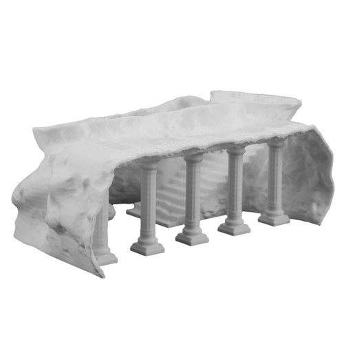 Ruines colonnes romaines - ruines,