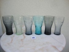 lot de 6 verres  COCA COLA 