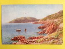 cpa Illustration signée Pierre COMBA 06 - L'ESTEREL Baie de Théoule sur Mer