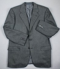 BRIONI Palatino mens wool & cashmere jacket size IT 52 / L / Large grey blazer