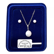 Lot Collier Perle + Boucles