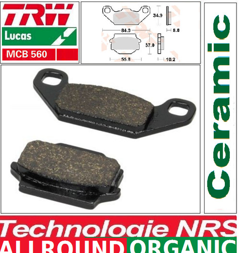 Plaquettes frein avant - plaquettes, trw