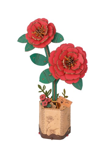 Camélia rouge puzzle - puzzle, en