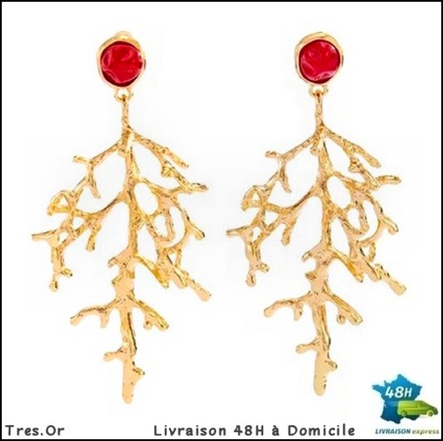 Boucles oreille métal doré - métal,
