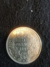 PIECE 5 FRANCS ARGENT 1849