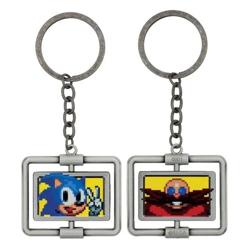 Sonic spinning porte cles - spinning, porte-cles
