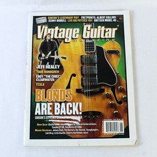Magazine De Guitare Vintage Juin 2002 Jeff Healey Tesla Blonds Sont De Retour !